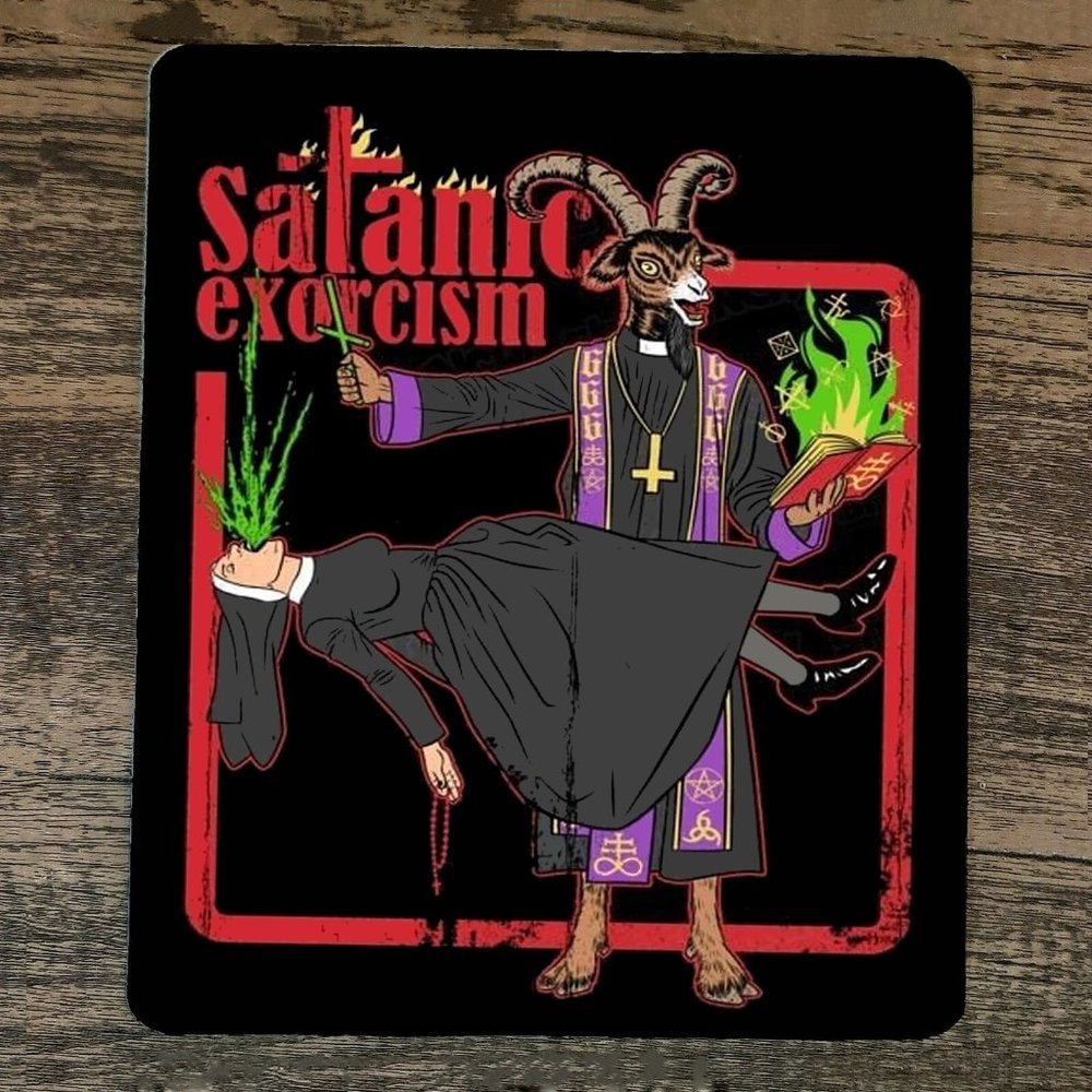 Mouse Pad‎ Satanic Exorcism